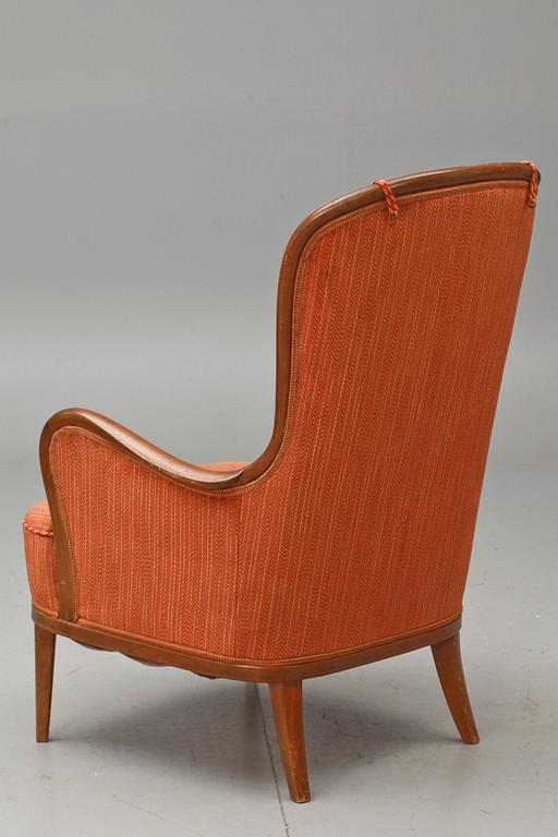 FÅTÖLJ, troligen, Carl Malmsten, 1930/40-tal.