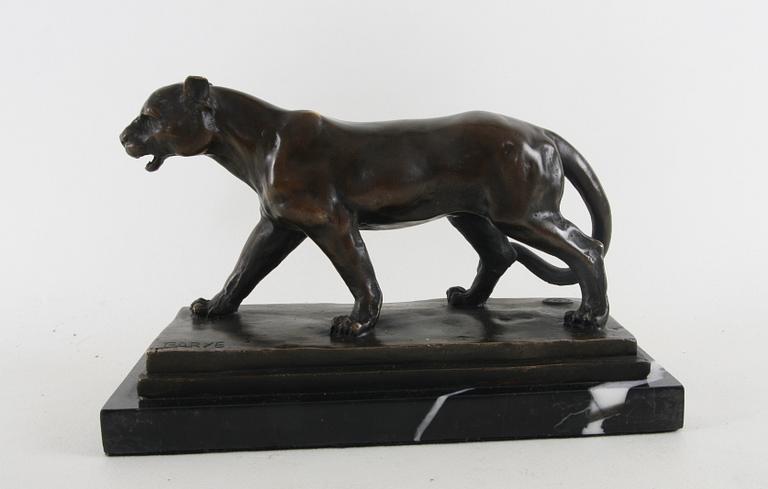 ANTOINE LOUIS BARYE, efter, skulptur, brons.