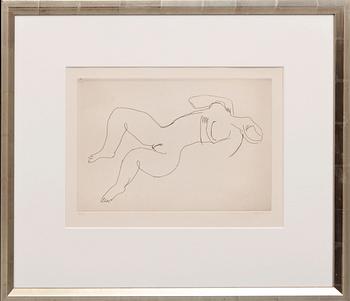 Jean Fautrier, etsning, signerad och numrerad 5/50.