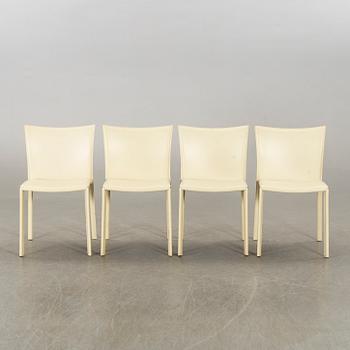 CHAIRS, a set of four chairs, Cidue, Italy, style of Mario Bellini.