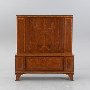 A cabinet by Frans Elmgren, executed by Gunnar Ekelund and Nils Nilsson, Eslöv, Sweden 1934.