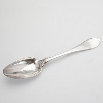 RAGUSKED, silver, Johan Petter Grönvall, Stockholm, 1810. Vikt ca 104g.