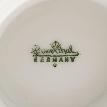 Tapio Wirkkala, a 7-piece porcelain 'Variation' espresso service Rosenthal, Studio-line, Germany.