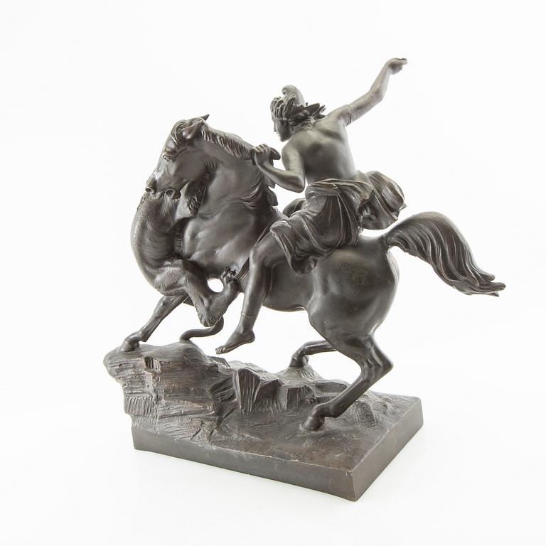 August Kiss, efter skulptur "Amazone zu Pferde".