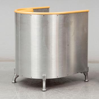 MATS THESELIUS, an 'Aluminium' easy chair, designed 1990.