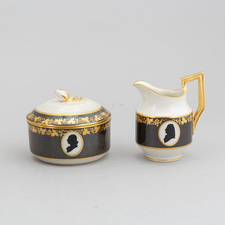 A Royal Copenhagen colonial coffee service, Denmark (9 pieces).