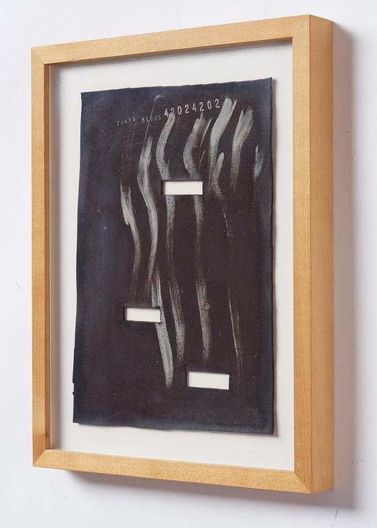 Federico Guzmán, oil on rubber, signed and dated 1990 verso.