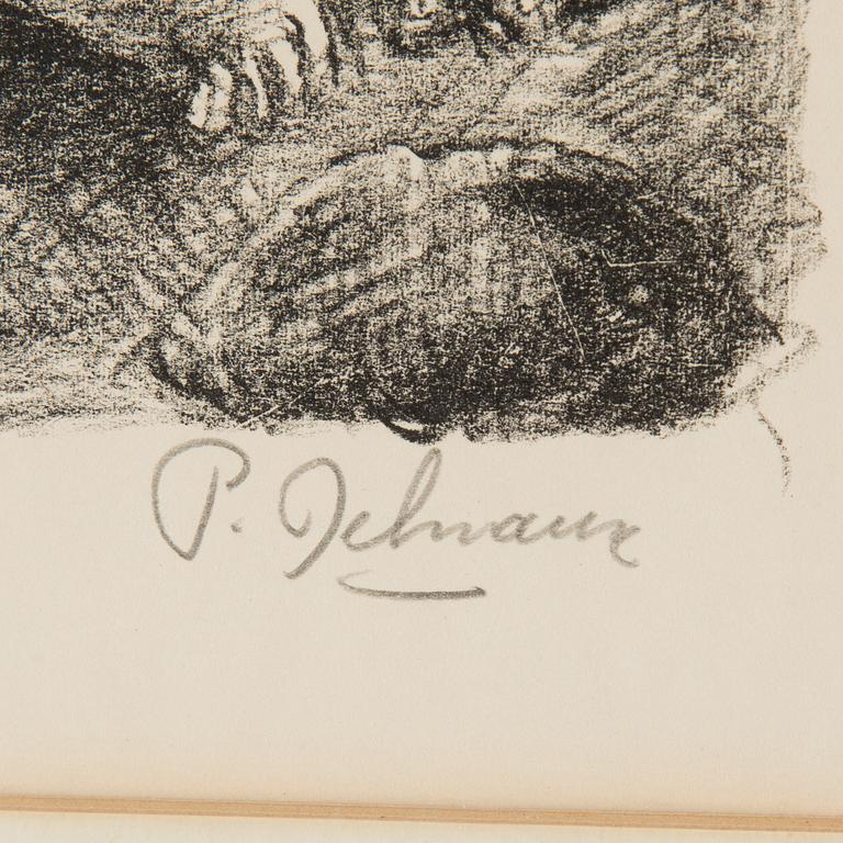 PAUL DELVAUX, litografi, signerad och numrerad 10/75.