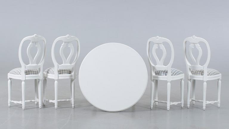 BARNMÖBLER, 5 delar, Gustaviansk stil, 1990-tal.