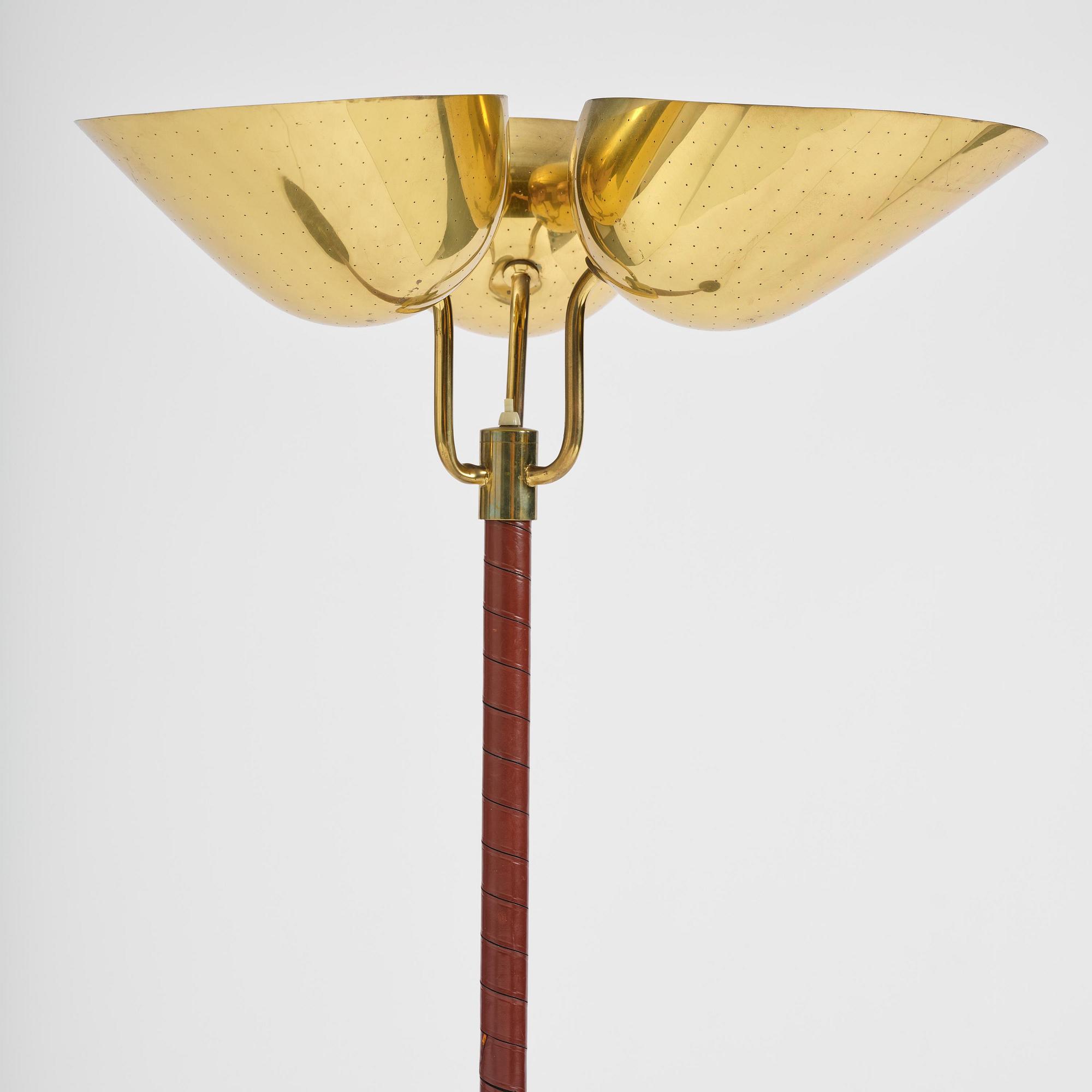 Carl-Axel Acking, a floor lamp model "2645", Bröderna Malmströms Metallvarufabrik, Malmö, 1940s-50s.