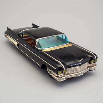 A tinplate Cadillac by Yonezwa, Japan. Ca 1960.
