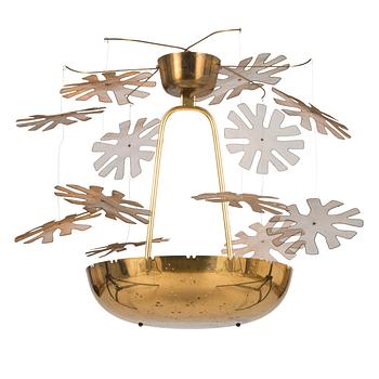 Paavo Tynell, a mid-20th-century 'Snowflake' chandelier for Taito.