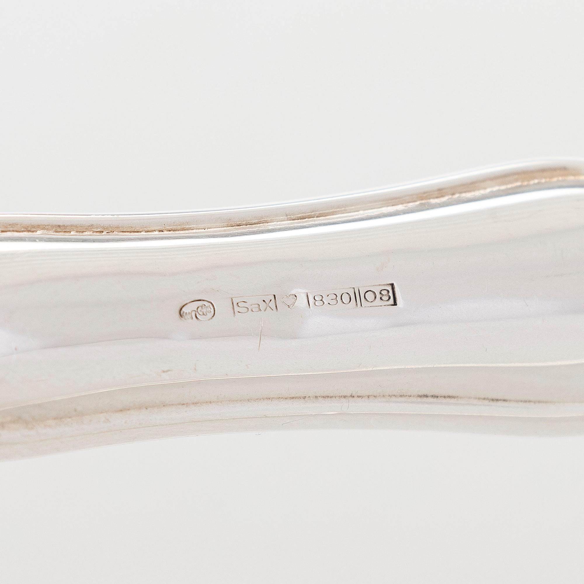 Aterinsarja, 48 osaa "Chippendale", hopeaa, Turku ja Hämeenlinna 1962-1991.