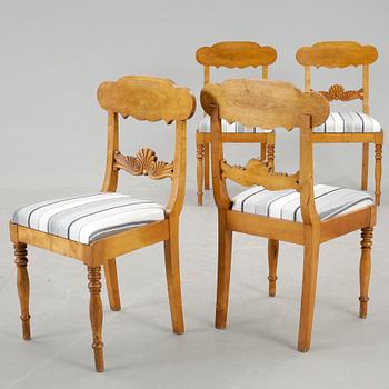 STOLAR, 6 st, senempire, omkr 1800-talets mitt.