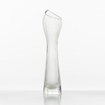 Tapio Wirkkala, a glass vase, signed.