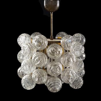 A 1950's ceiling lamp by Doria Lichtenwerken, Austria.