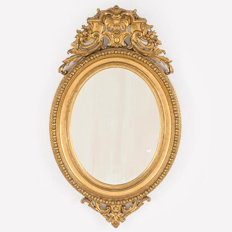 A late Neo-Rococo mirror, late 19th century.