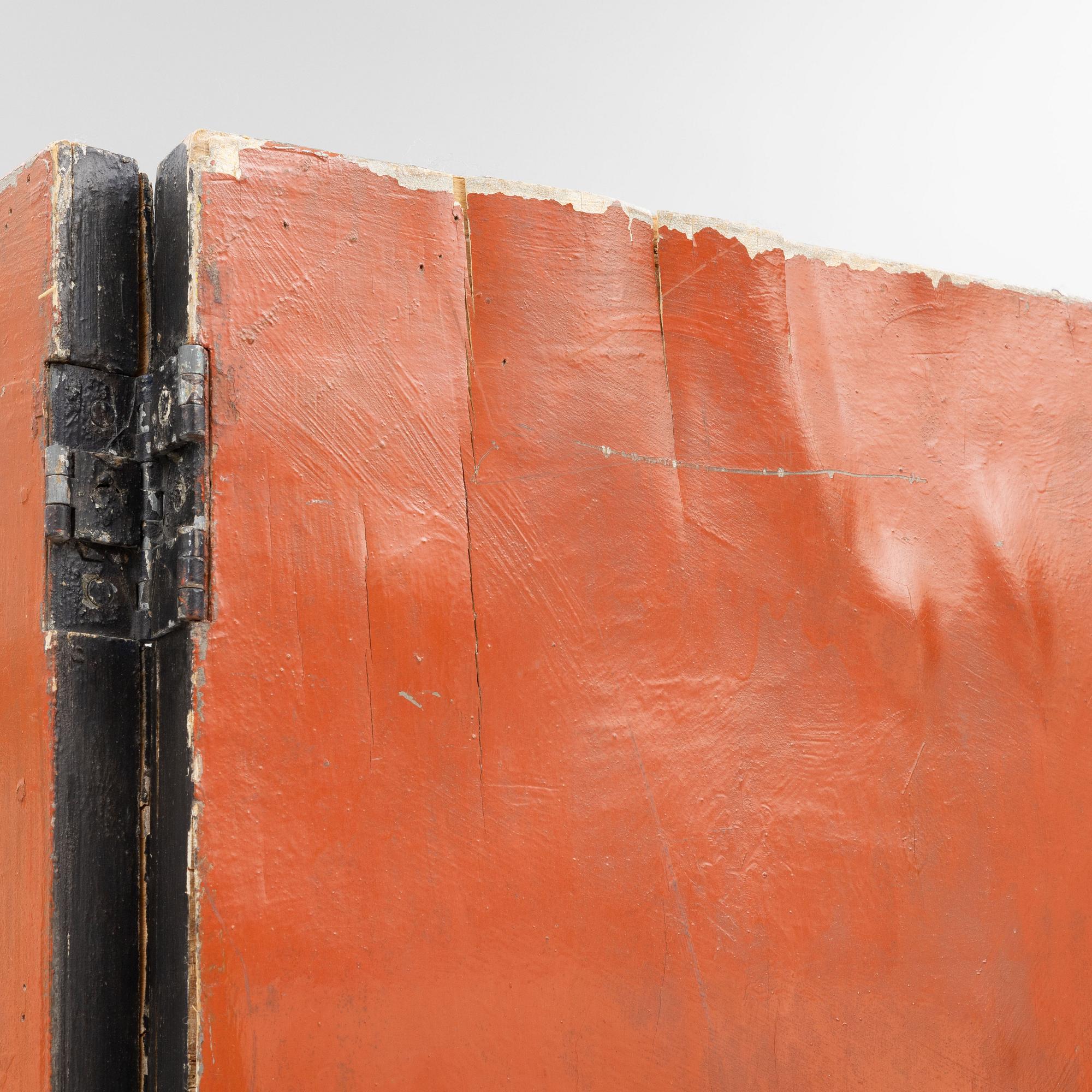A folding screen, early 20th century.
