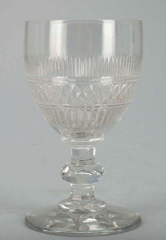 GLASSERVIS, 75 delar, Baccarat, 1900-tal.