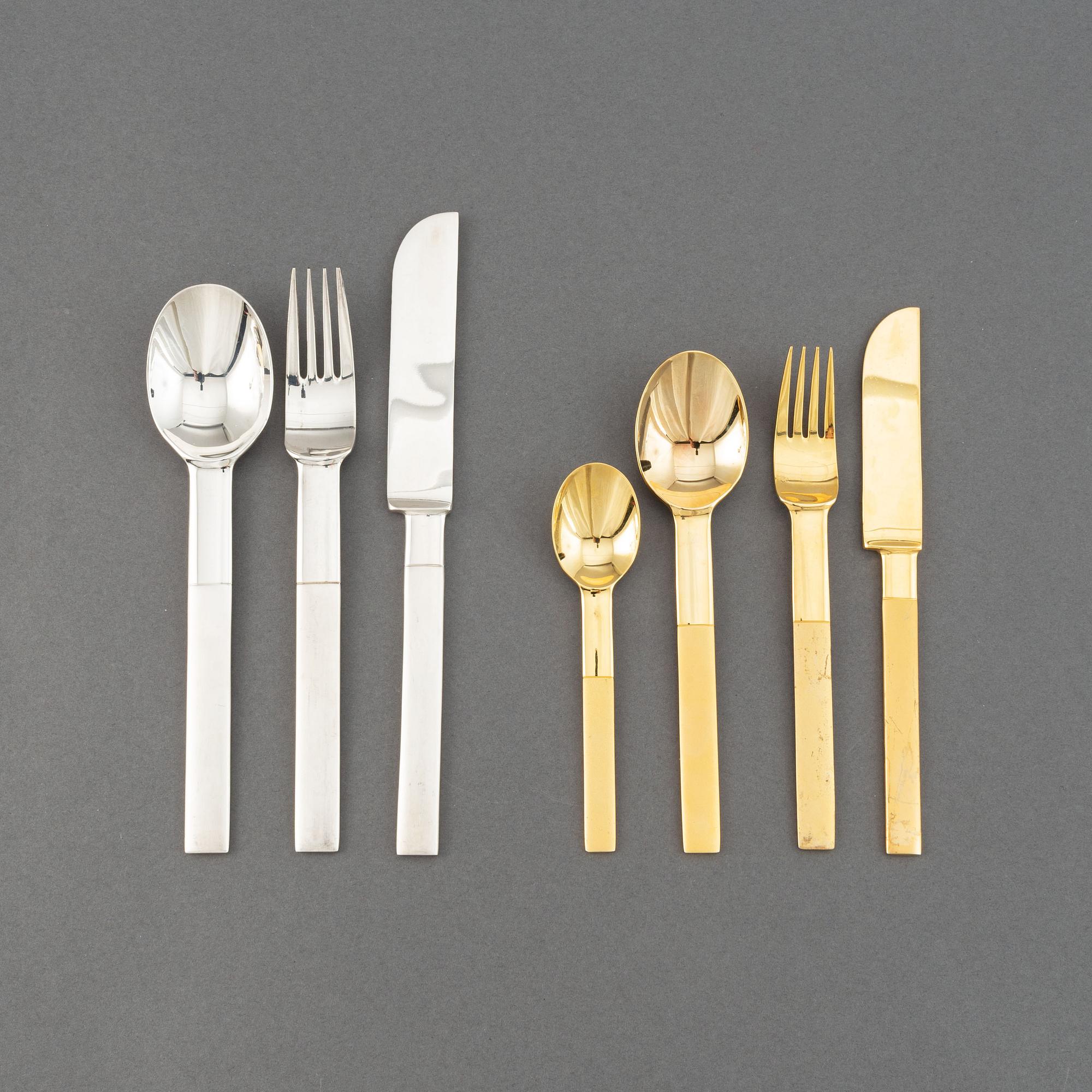 Gunnar Cyrén, a 'Nobel' steel cutlery service, Yamazaki (50 pieces).