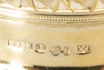A Swedish 20th century gilded silver crown mark of K&E Karlsson Göteborg 1941, weight ca 43 gr.