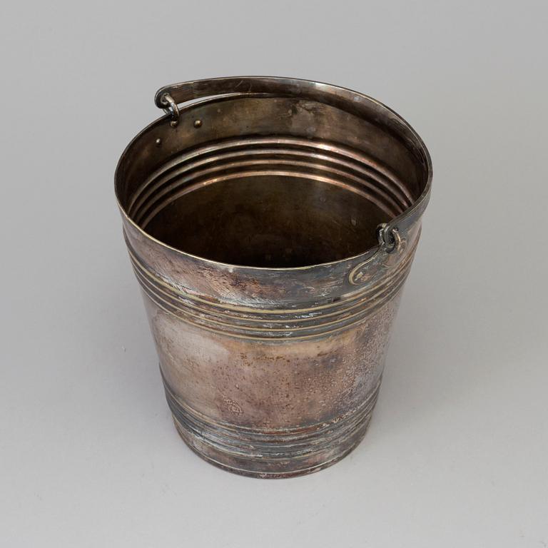 An early 20th century silver plated ice bucket by A.G. Dufva.