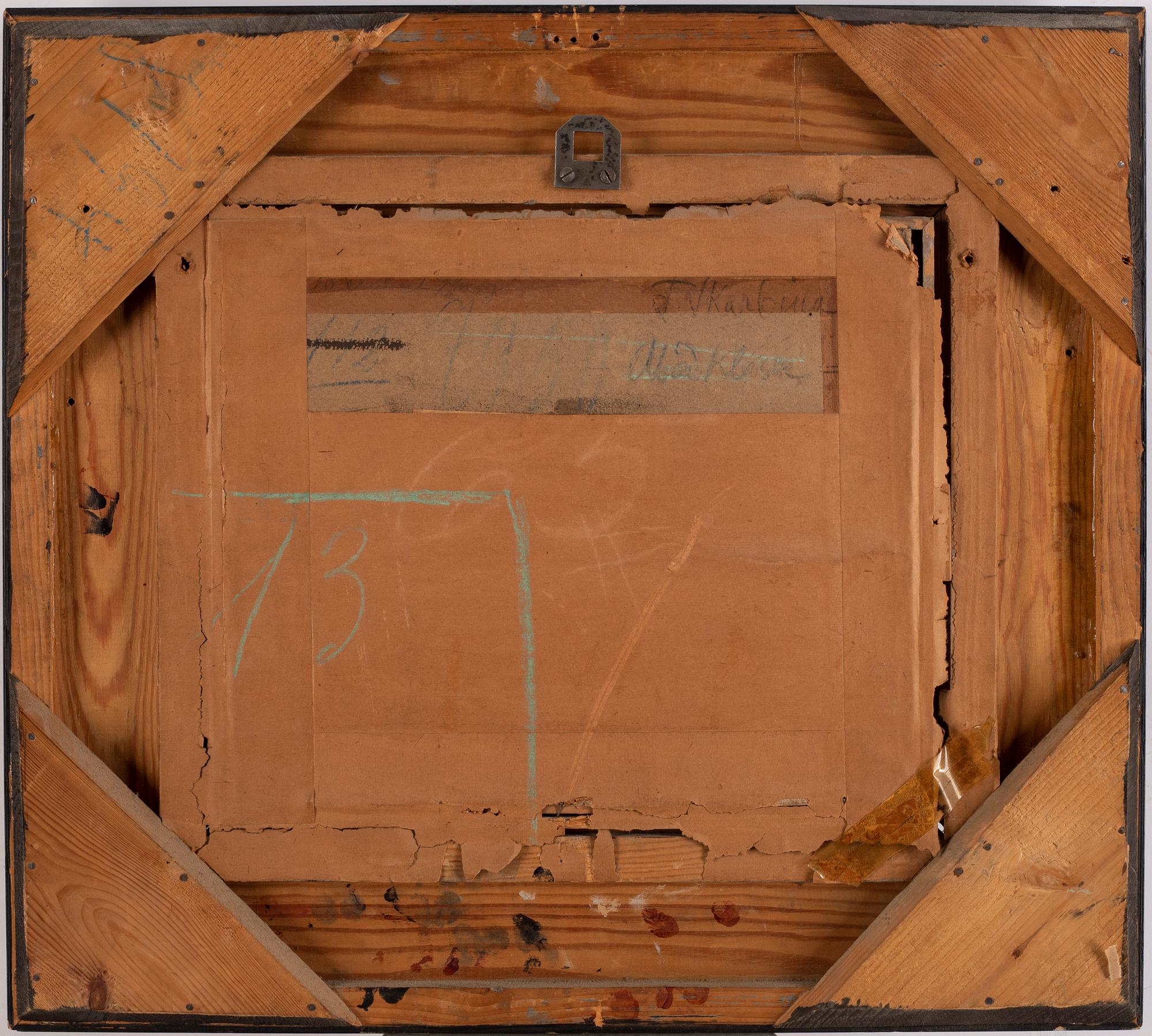 Franz Skarbina, watercolour and gouache, signed F. Skarbina.