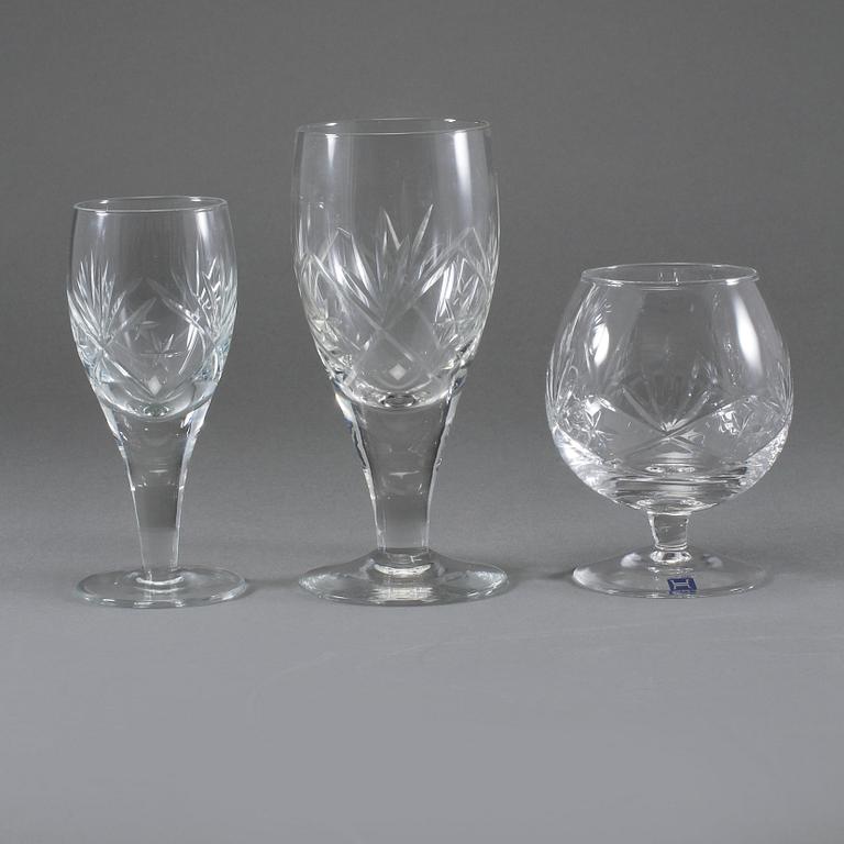 GLASSERVISDELAR, 25 st, Hadeland, Norge, 1900-talets fjärde kvartal.