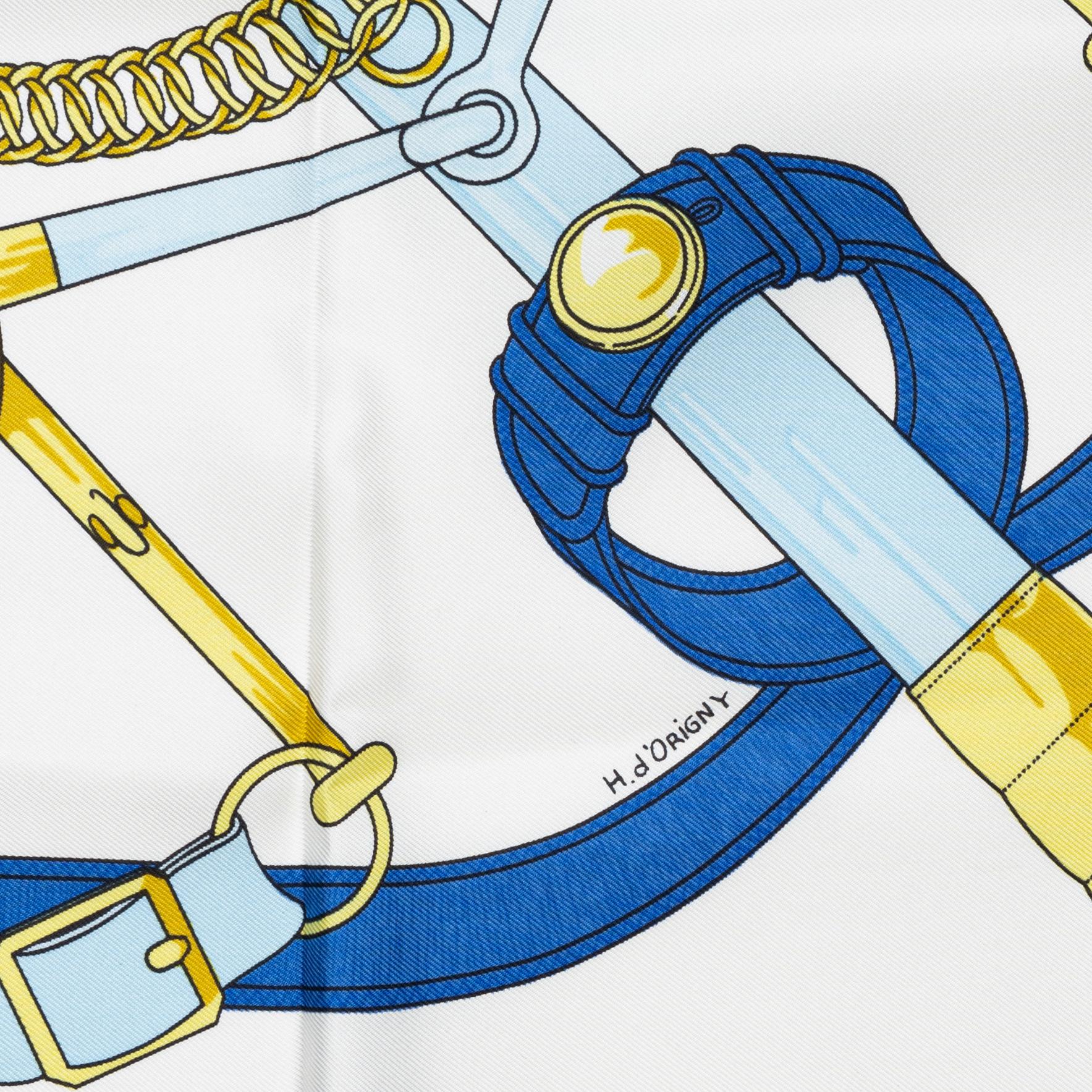 Hermès, scarf, "Eperon d'Or".