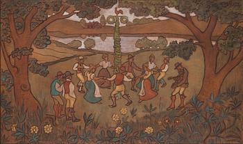 Ivar Arosenius, "Midsommardans" (Midsummer dance).