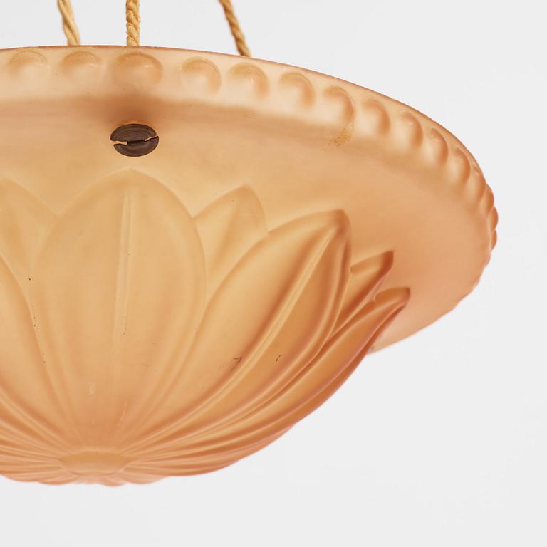 Harald Notini, a ceiling lamp model "10073", Arvid Böhlmarks Lampfabrik, 1920s.