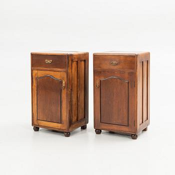Nightstands, a pair, first half of the 20th century.