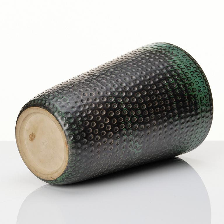 Stig Lindberg, a stoneware vase, Gustavsberg studio, Sweden 1961.