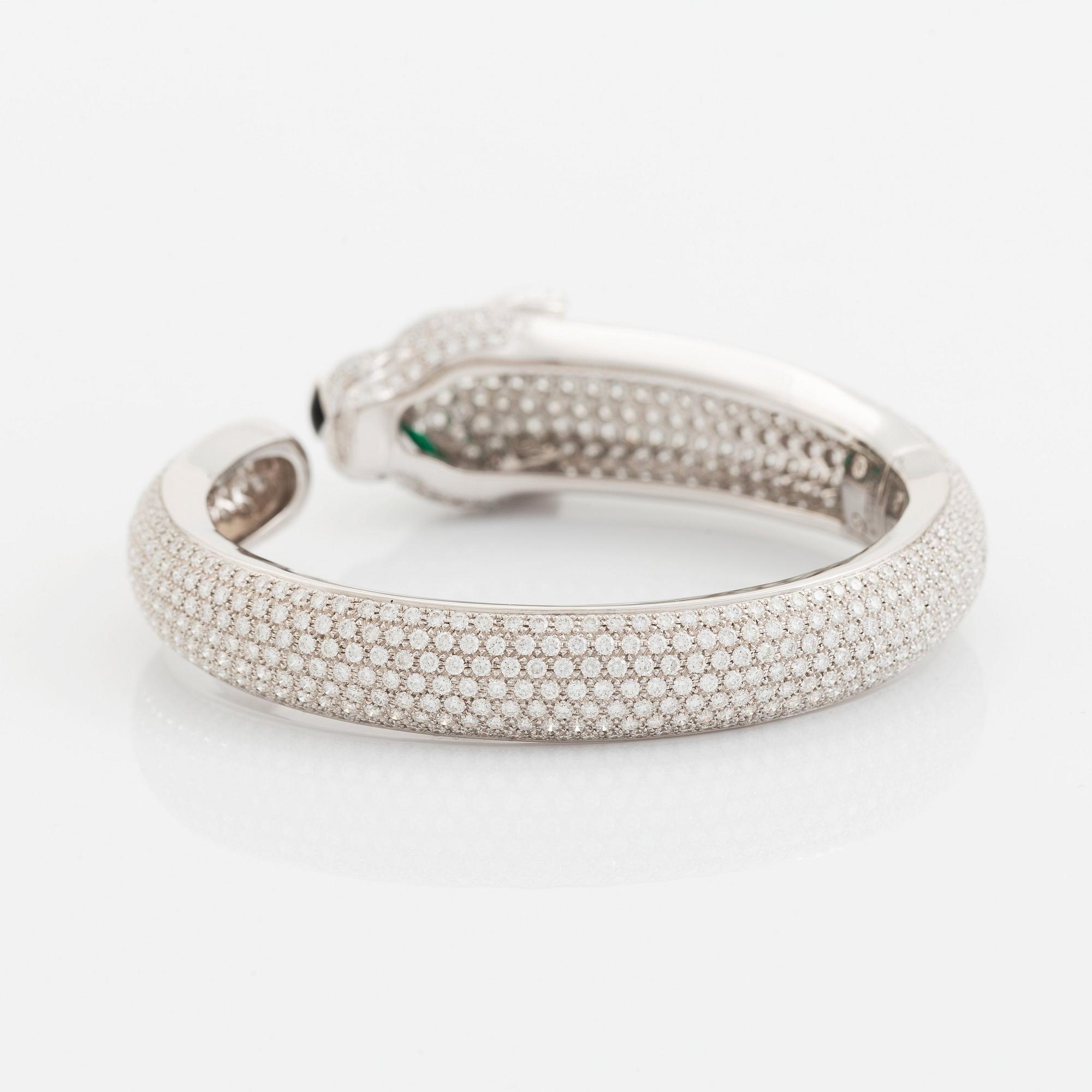A Cartier Panthère bracelet.