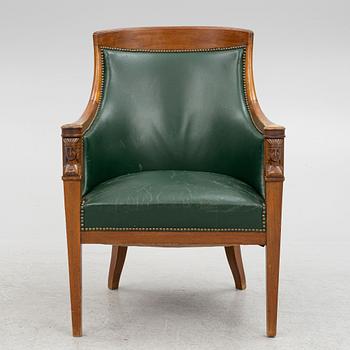 A Empire style armchair, early 20th Century.