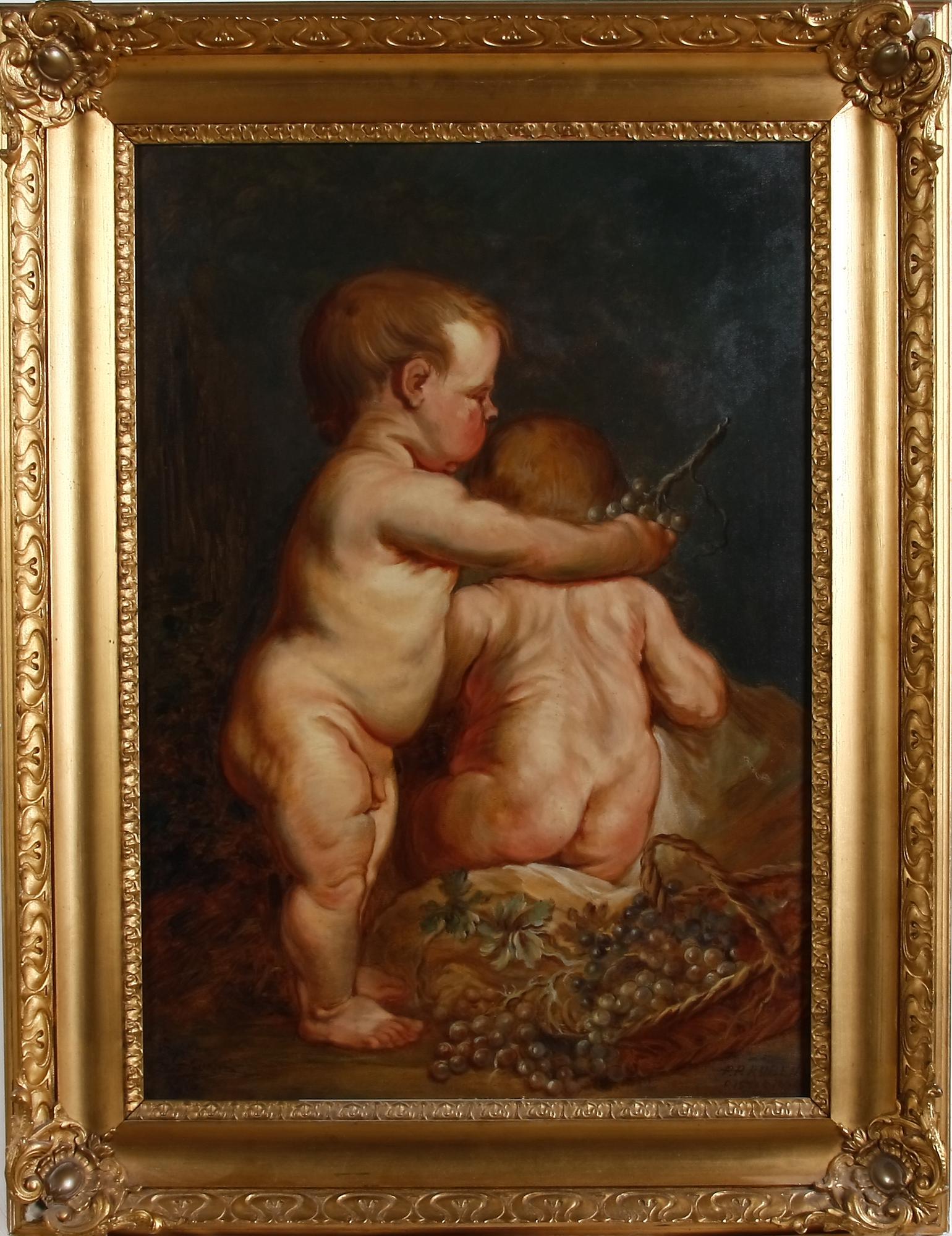 PETER PAUL RUBENS, kopia, olja på duk.