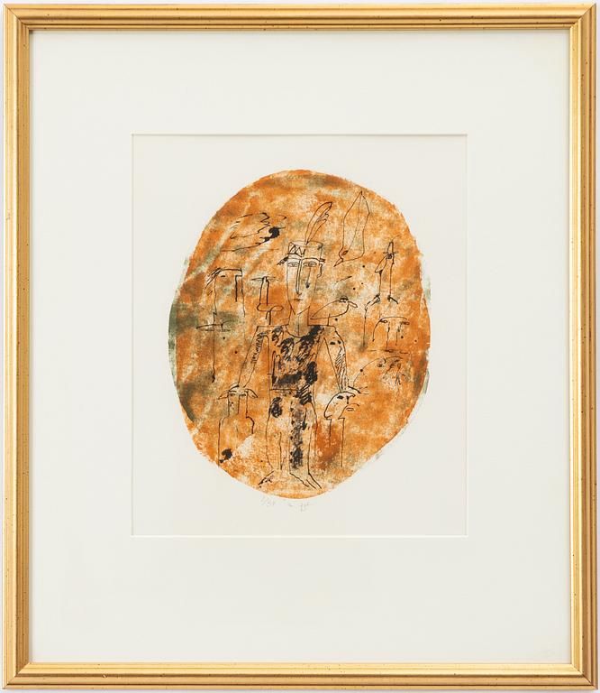 Madeleine Pyk, Man with birds.