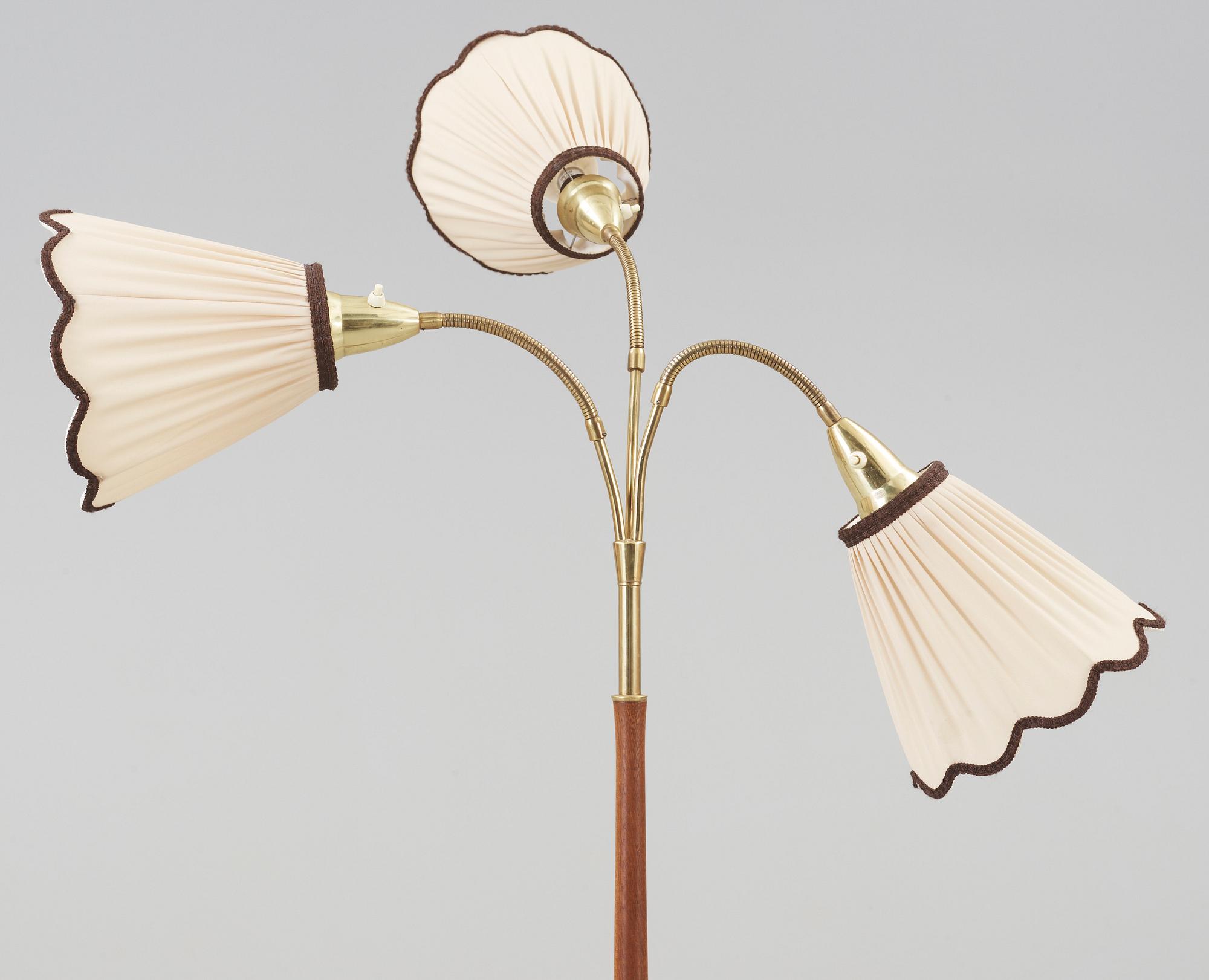 GOLVLAMPA, 1900-talets andra hälft.