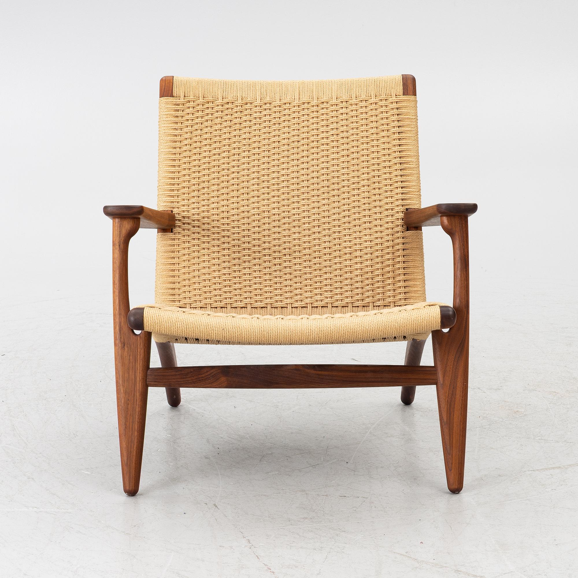 Hans J. Wegner, Armchair, "CH25", Carl Hansen & Søn, Denmark, circa 2020.