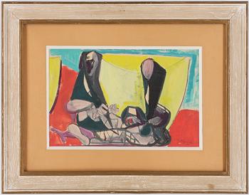 Edouard Pignon · EDOUARD PIGNON, gouache, signerad och daterad 1946.