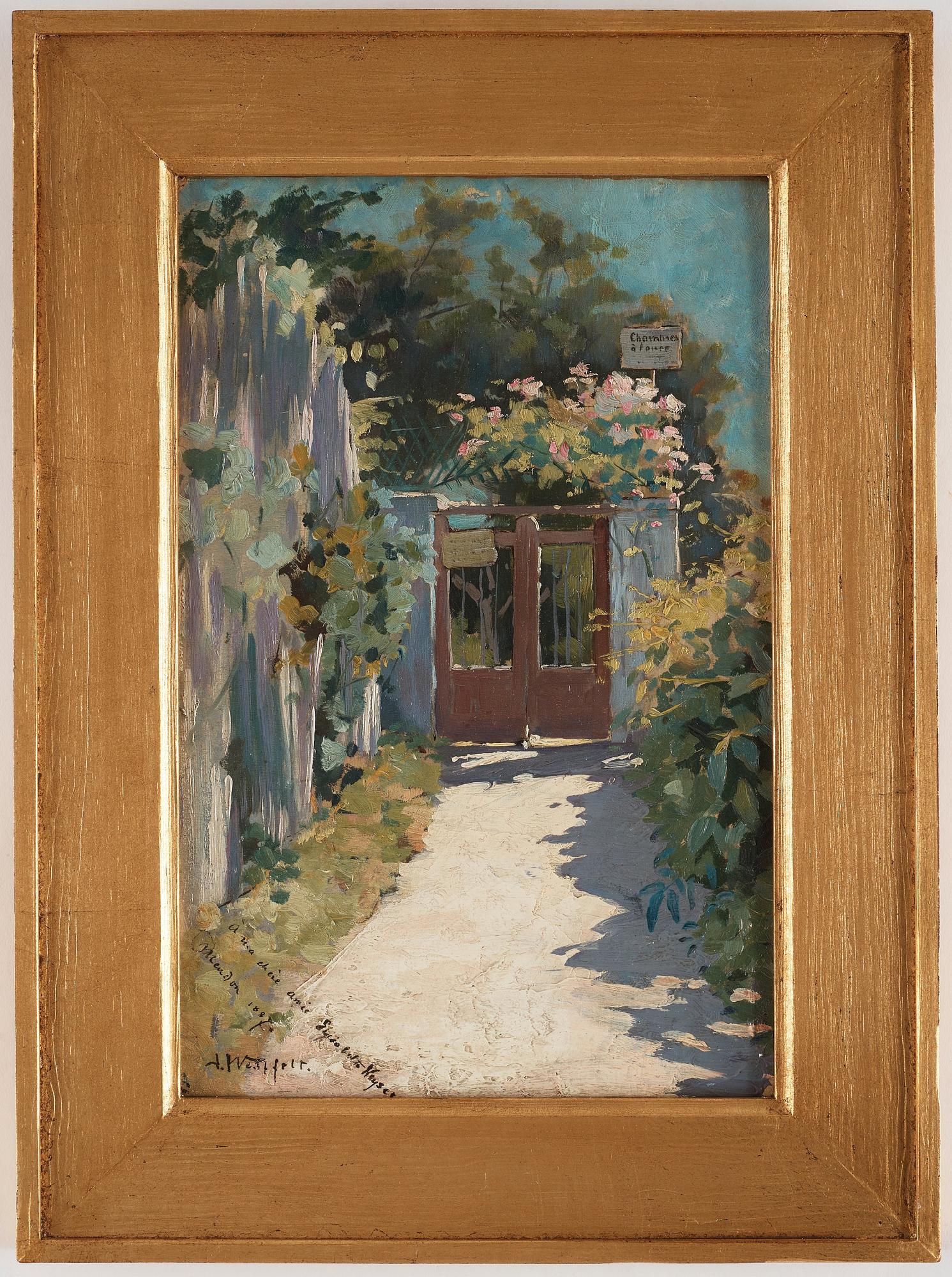 Ingeborg Westfelt-Eggertz, Garden scene from Meudon.