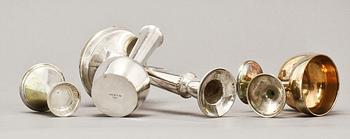 PARTI SILVER, 25 delar, 1900-tal. Vikt 1080 gram.