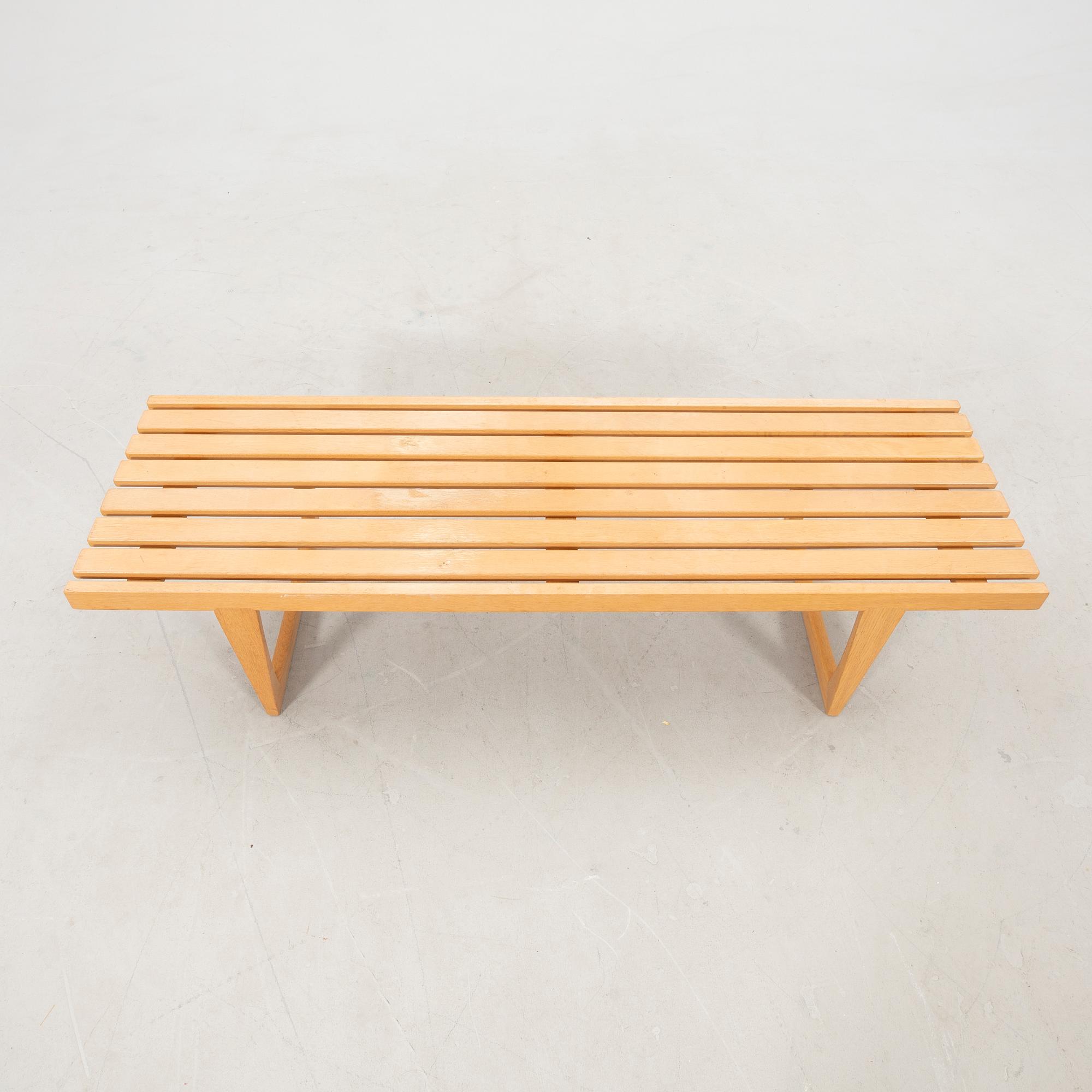 Yngvar Sandström, bänk "Tokyo" Triva-serien för Nordiska Kompaniet (NK), formgiven 1962.