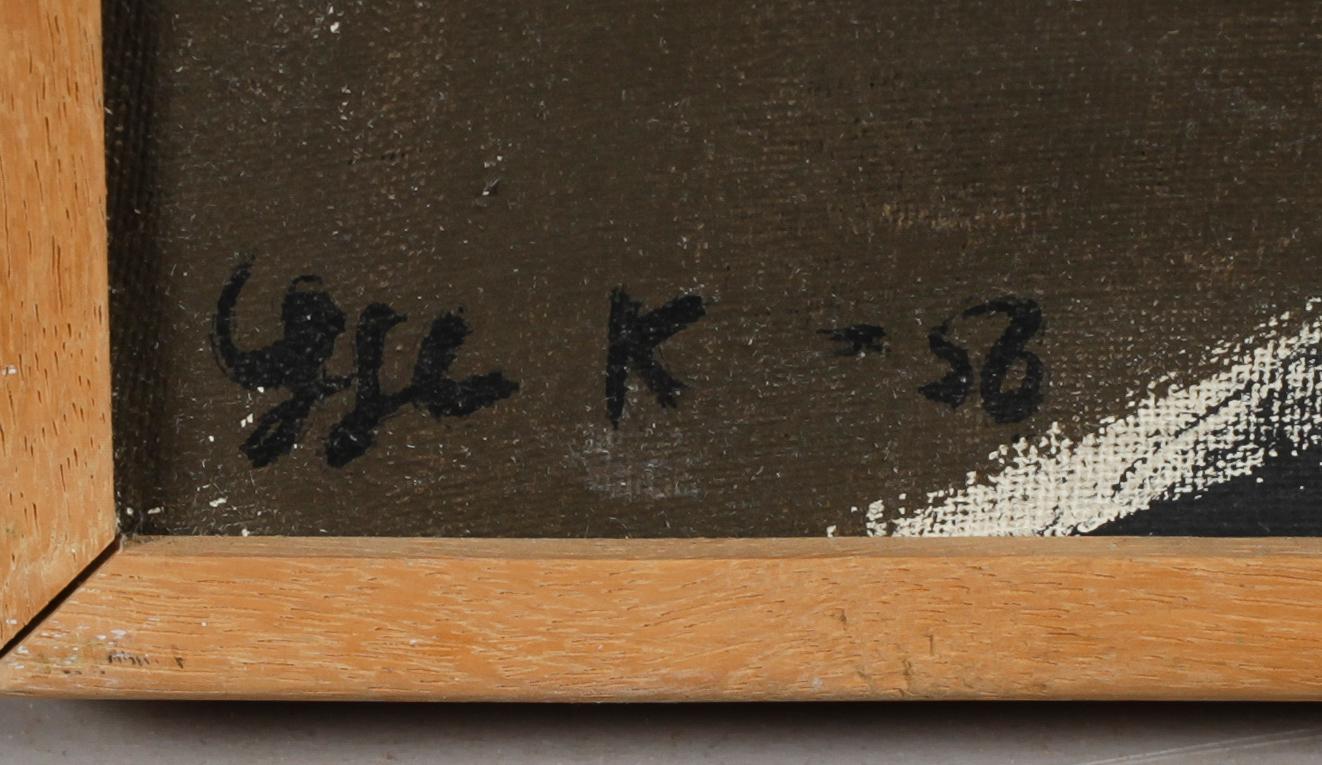 IGGE KARLSSON, olja på duk, signerad och daterad -56.