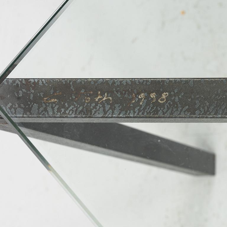 Georg Toth, a coffee table, signed and dated 1998.