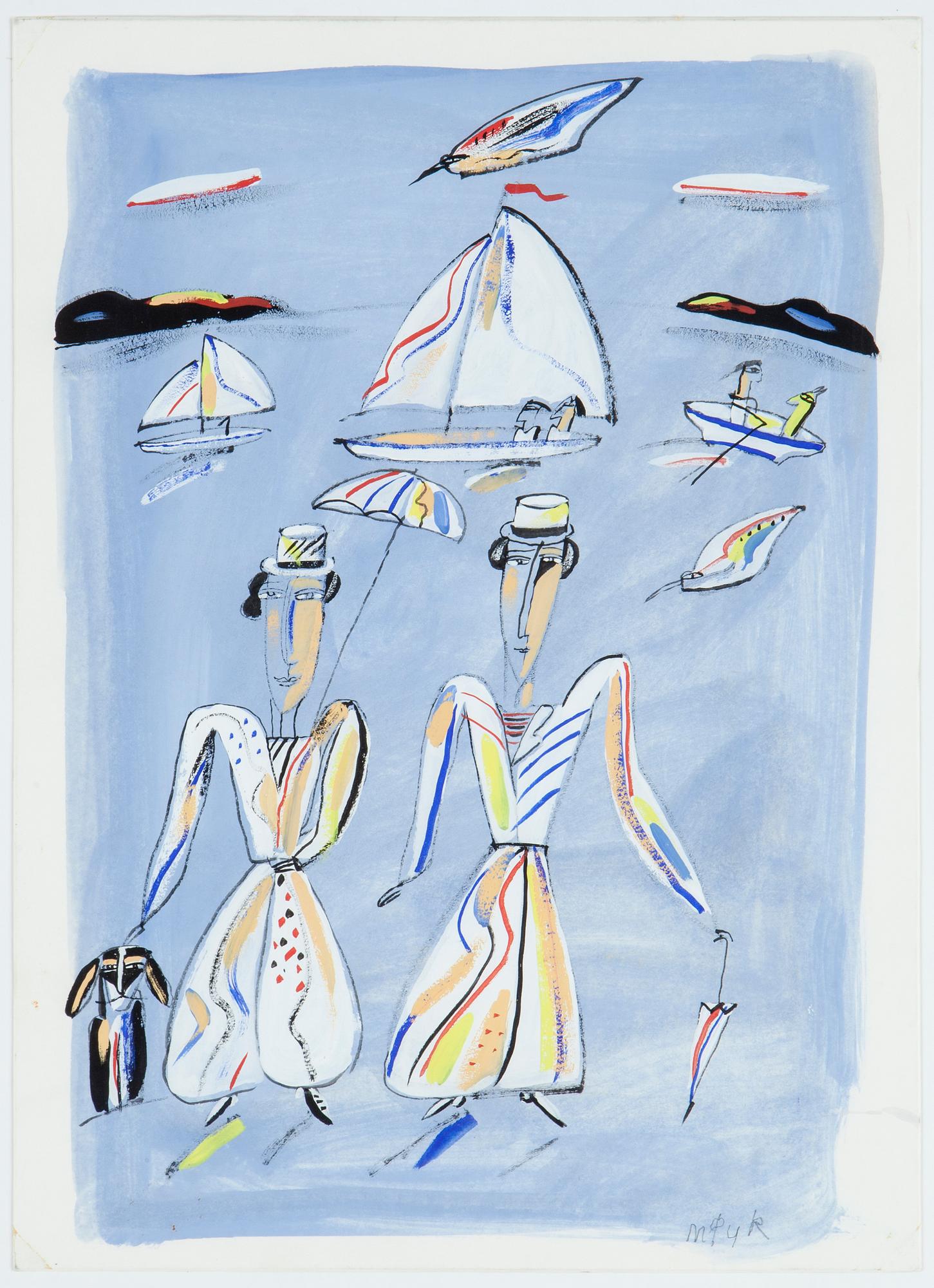 MADELEINE PYK, signerad M Pyk.