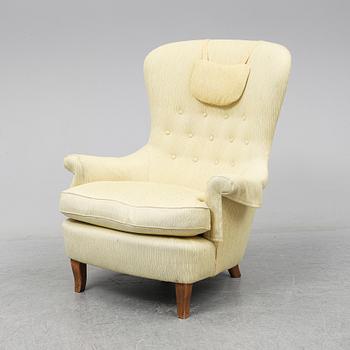 CARL MALMSTEN, fåtölj, "Solo", 1900-talets andra hälft.