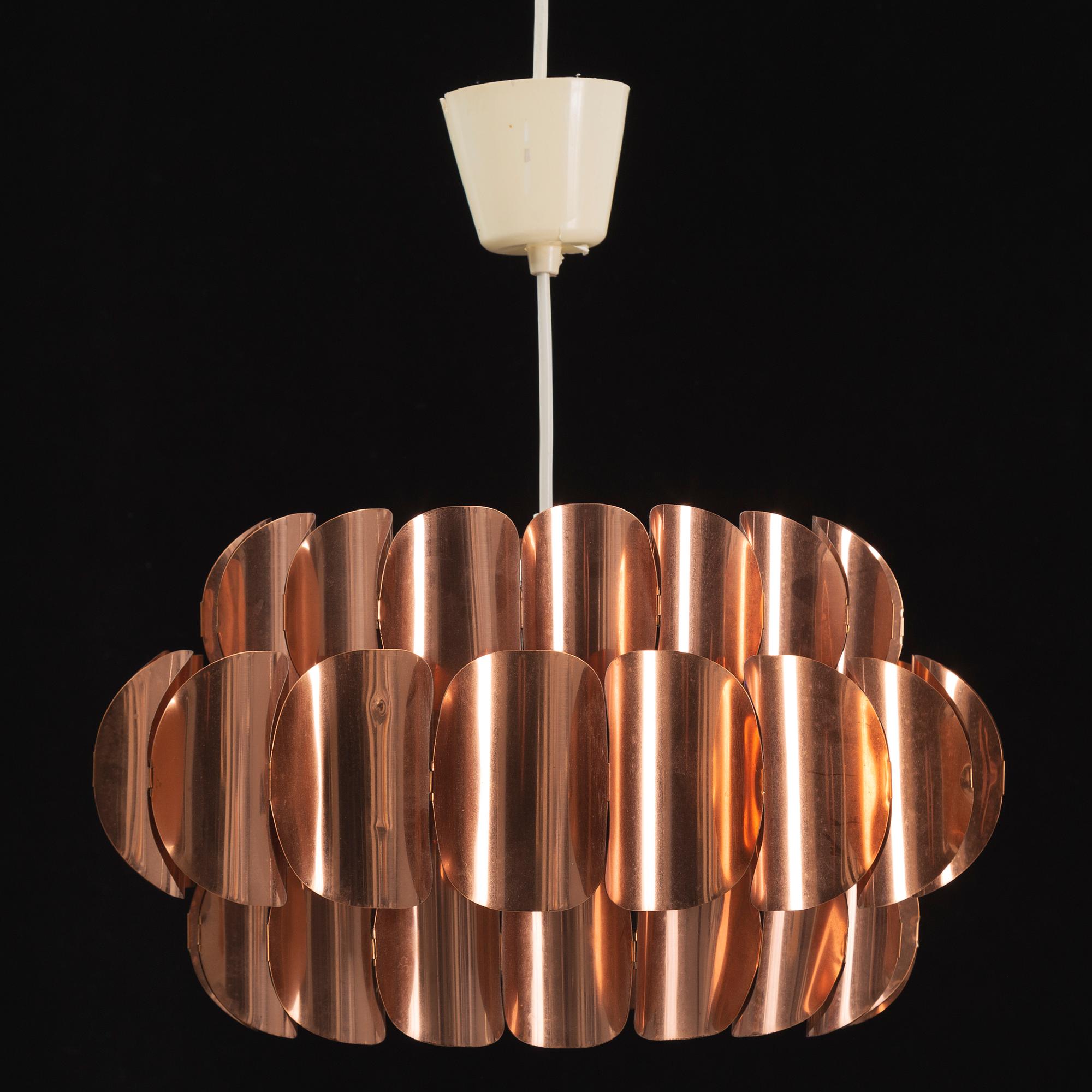 Thorsten Orrling, a ceiling lamp, for Hans-Agne Jakobsson, Markaryd, Sweden, 1960's.