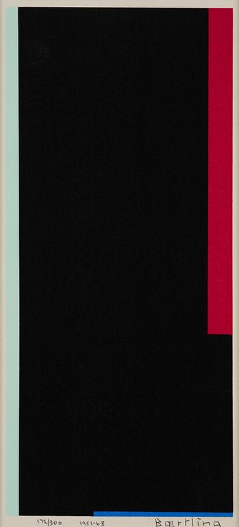 Olle Bærtling, "Colonnes dans le noir".