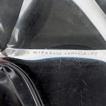 Tapio Wirkkala, Skål, "Jäänsärö", signerad Tapio Wirkkala.